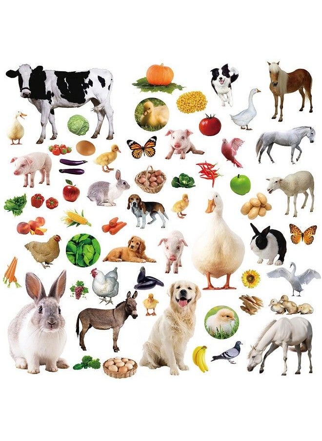 Fancy Land - Farm Stickers For Kids 400 Barnyard Animal Assortment 8 Sheets - Image 1