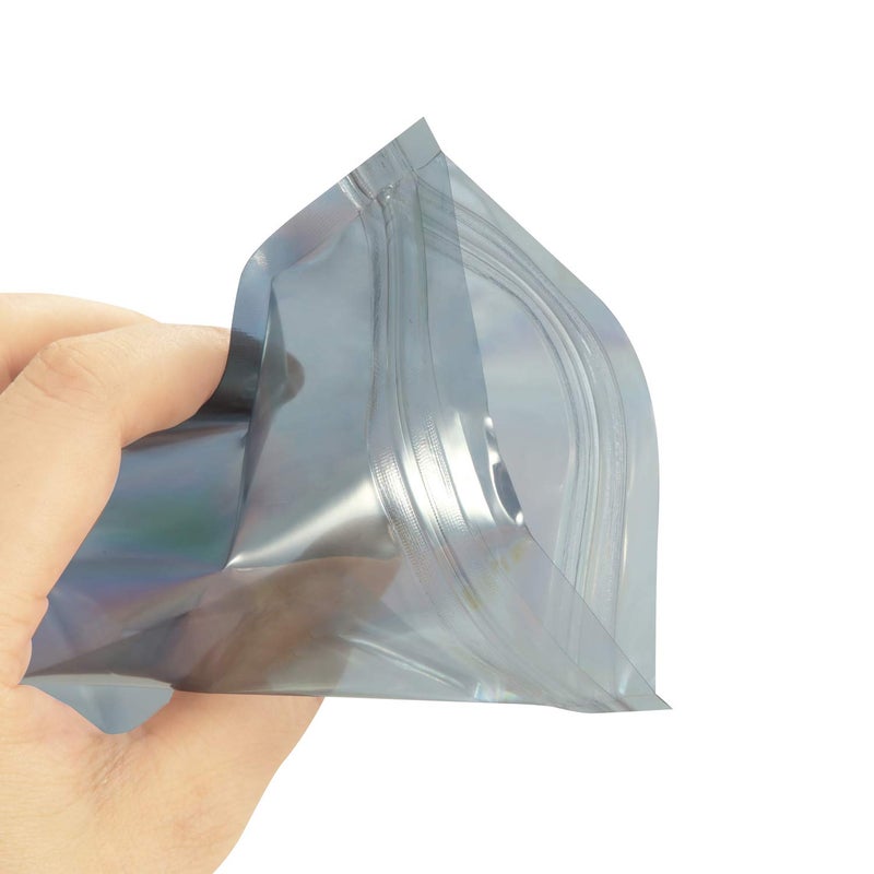 MWRF Source 100 PC Zip Lock Top Anti-Static Bag and Labels for Electronic Devices, 4x6 inch, 110x150 mm - Image 3