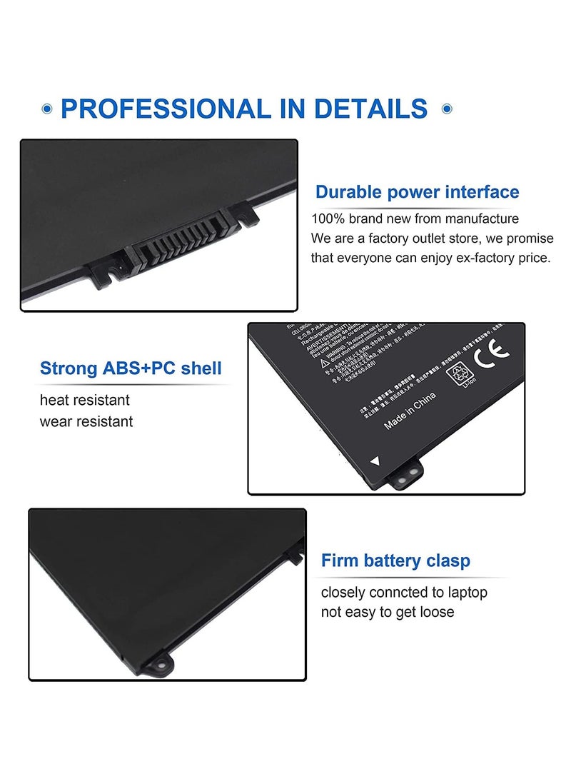Generic - Replacment Laptop Battery HP Pavilion 15-DA 15-DB 15-DW 15-CS 15-DY 17-by 17-CA 14-CE 14-CF 14-DF 14-DQ 14-DK 14M-DH 15-da0014dx 15-cs005 3cl 3cl 15-dw0043dx 15t-dw100 15z-cw100 17-by1053dx - Image 1
