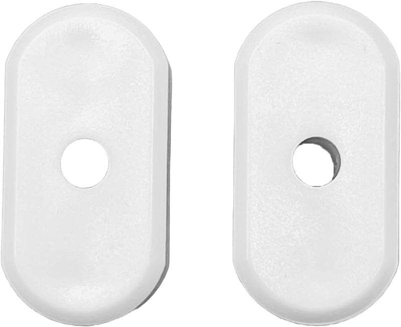 OHIY 2 pcs Champion Bottom Rail End Cap for Cordless 1" Horizontal Deluxe Blinds 240612 White - Image 4