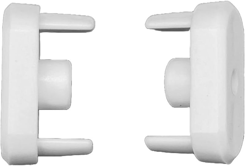 OHIY 2 pcs Champion Bottom Rail End Cap for Cordless 1" Horizontal Deluxe Blinds 240612 White - Image 3