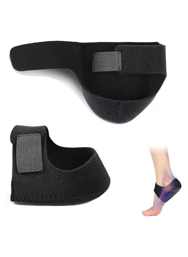 1 Pair Plantar Fasciitis Gel Heel Protectors Adjustable Heel Pads Anti Slip Heel Cups for Heel Pain from Plantar Fasciitis - Image 1