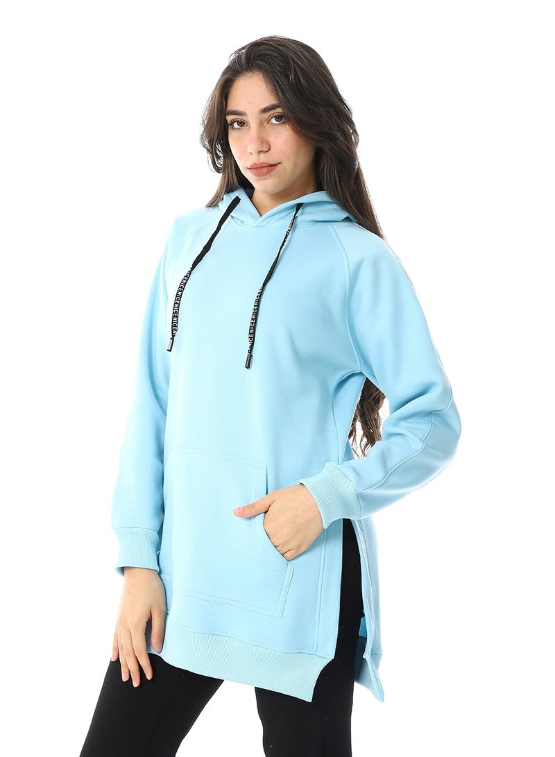 سيزار هودي حريمي مزود بفتحات من الجانبين وجيب أمامي - Image 3