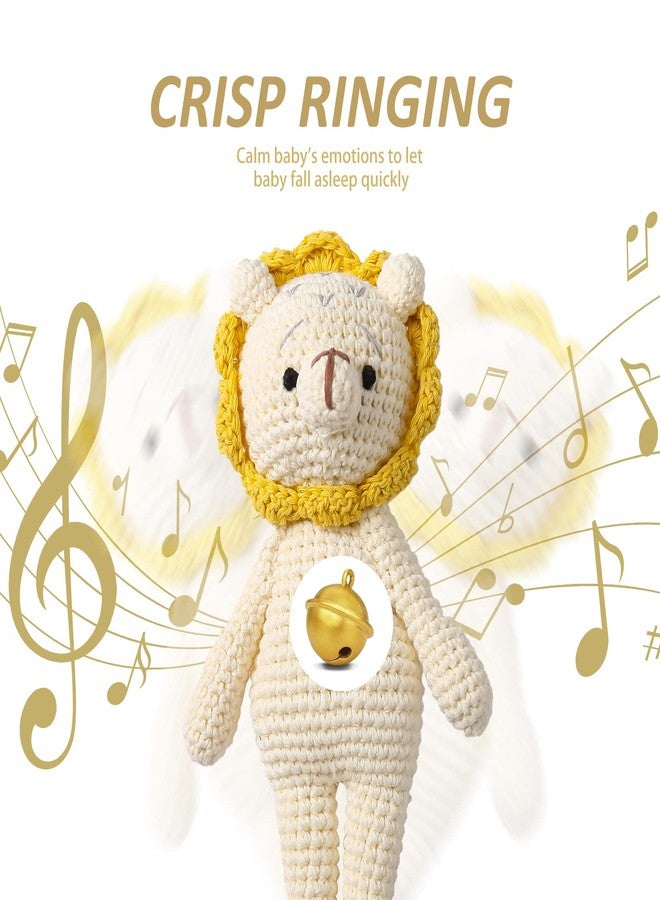 let's make Natural Crochet Stuffed Animal for Babies Newborn Knitted Doll Baby Rattle Soft Cotton Sleep Toy Baby First Friend Gift for Baby Shower, Christmas, Birthday - Image 2
