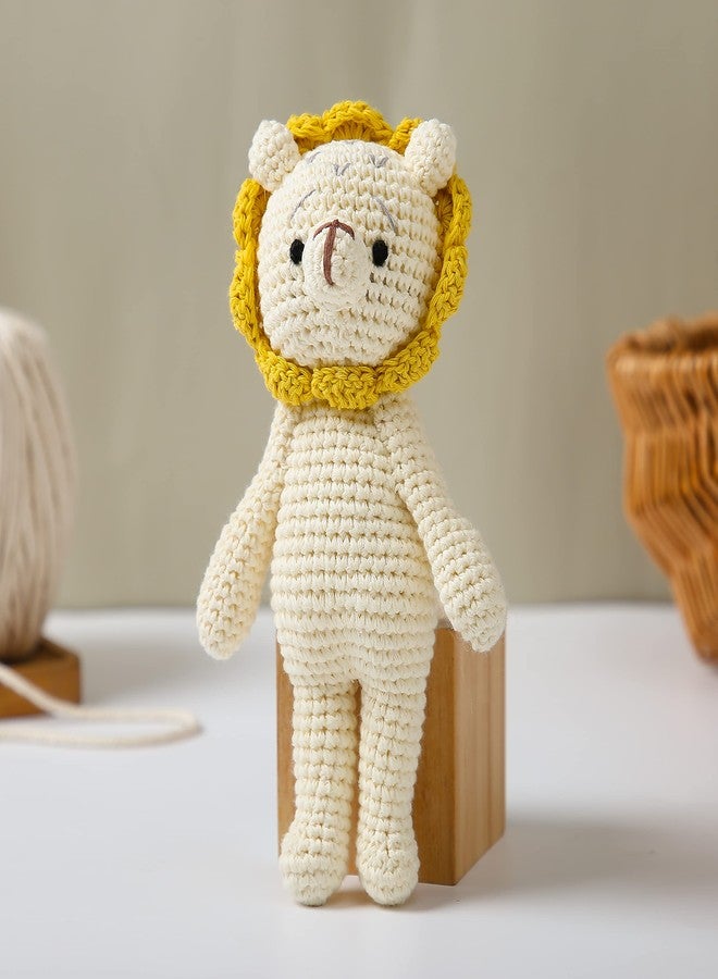 let's make Natural Crochet Stuffed Animal for Babies Newborn Knitted Doll Baby Rattle Soft Cotton Sleep Toy Baby First Friend Gift for Baby Shower, Christmas, Birthday - Image 1