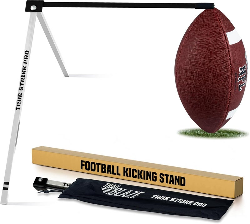 Trailblaze True Strike Pro Football Kicking Tee - Ultimate Football Tee Compatible with All Ball Sizes, Bonus Goal Kicking Tracker, Field Goal Football Holder - Image 1