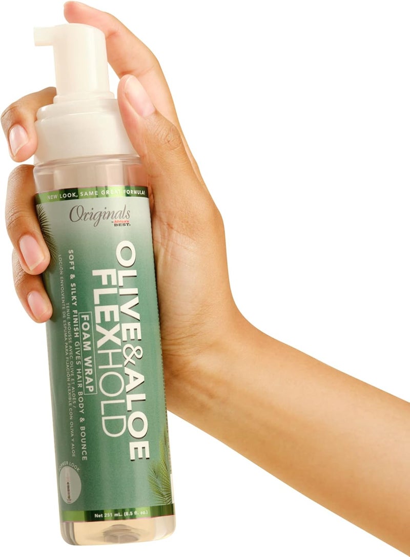 Africa's BEST Originals by Africa's Best Olive Oil Foam Wrap Lotion - 251ml - Image 3