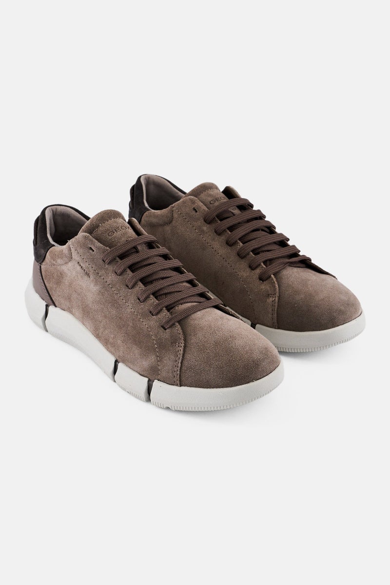 GEOX أحذية كاجوال للرجال U Adacter مزودة بأربطة، رمادي - Image 1