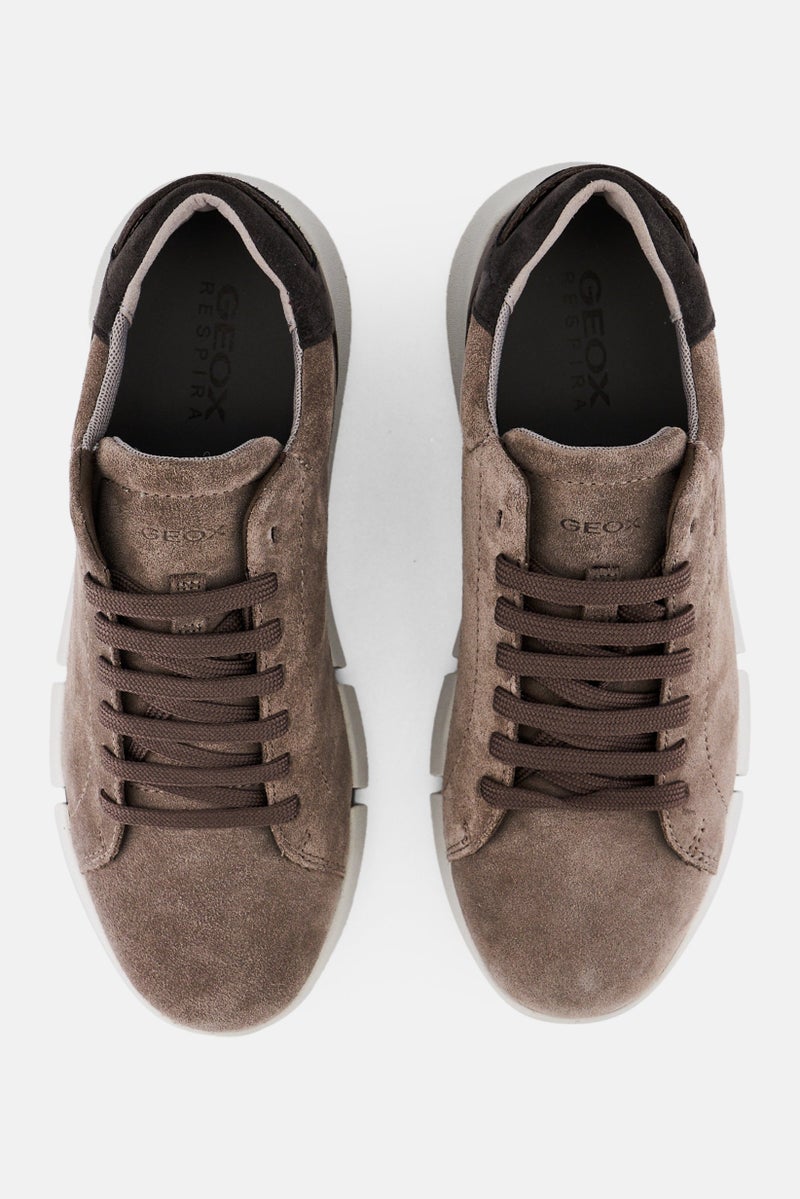 GEOX أحذية كاجوال للرجال U Adacter مزودة بأربطة، رمادي - Image 4