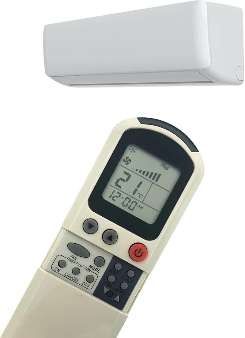 Remote Air Conditioner Compatible with Unionaire White White with Special Wall Remote Holder - Image 3