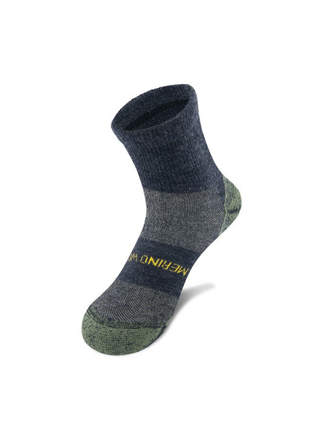 Tfo 6th Generation Merino Outdoor Socks Windproof Wool Hiking Mountaineering Socks 211 Men's Light Green L - Image 1