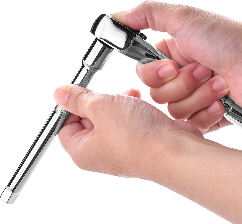 EPAuto 45 Pieces 3/8" Drive Socket Set with 72-Tooth Pear Head Ratchet - Image 3