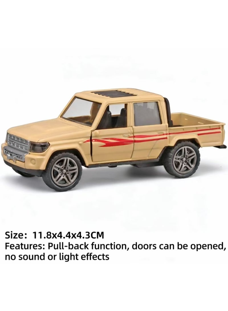 Medium-sized chassis car, an entertaining toy for children, brown color