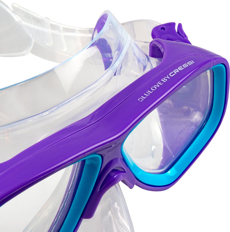 Cressi Rocks Kids Set, Purple/Blue, S/M - Image 4