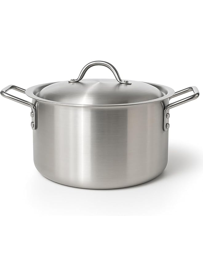 Master Gold Aluminum Saucepan Set 12 Pieces 14 17 19 21 23 26 Cm | Pure Aluminum Cooking Pots With Stainless Steel Handles | Saucepan Suitable For All Types Of Stoves - Image 2