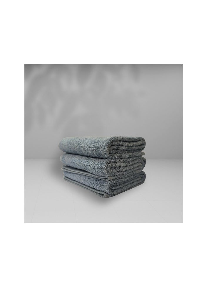 HAMMAM Towel 100% Cotton From Hammam Home 50*100 Color light grey 