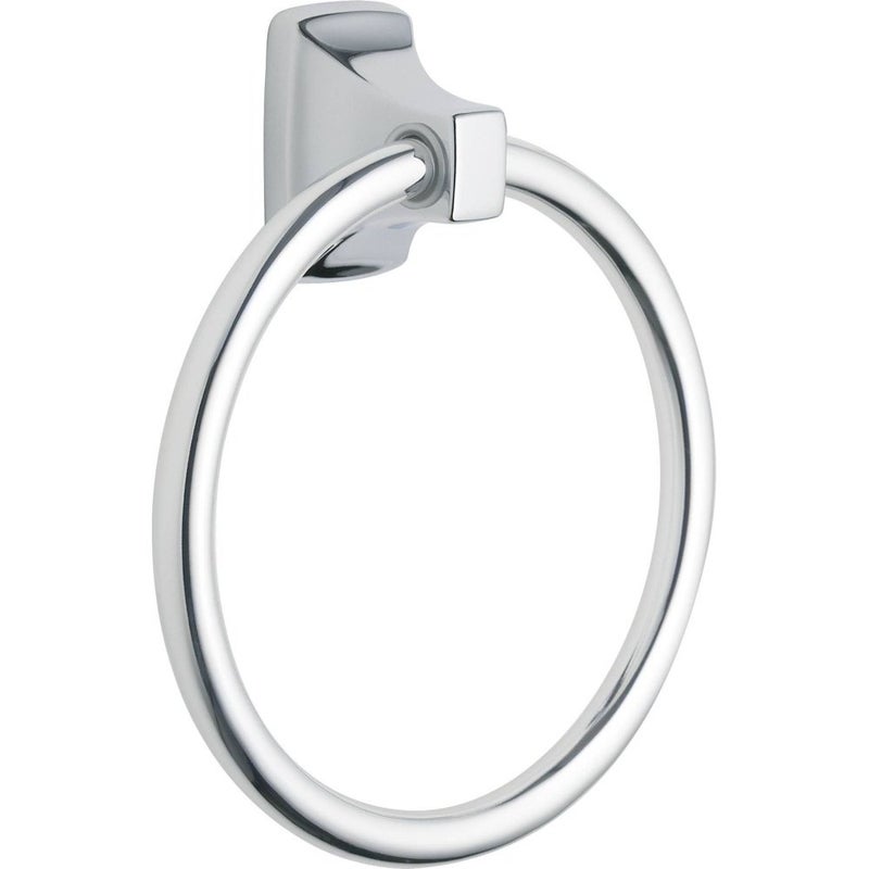 Moen Donnor Collection Chrome 6.25-Inch Diameter Wall Mount Contemporary Bathroom Hand-Towel Ring, P5860 - Image 4