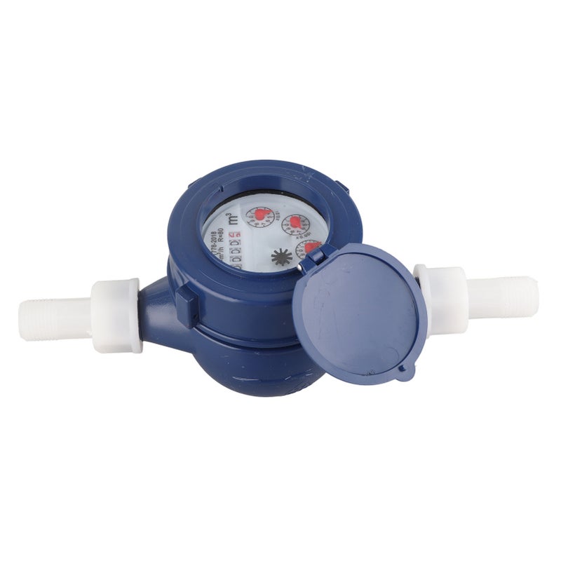 DN15 Garden Home Plastic Cold Water Meter Single Water Flow Wet Table Measuring Tool - Image 3