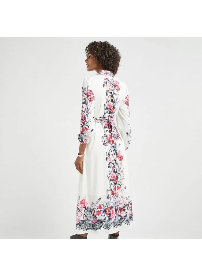 Splash FAV Floral Print Maxi Dress