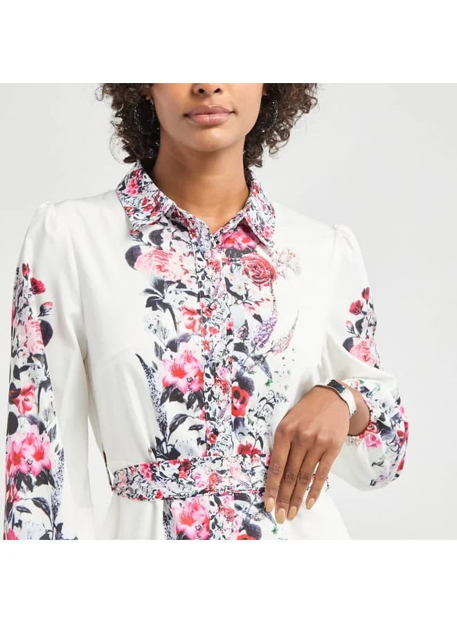 Splash FAV Floral Print Maxi Dress