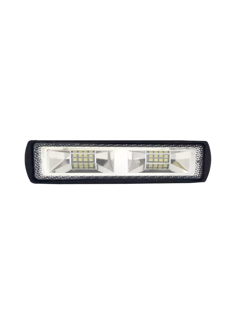 ضوء LED SPOT 8 LED x2 ، هيكل بلاستيكي أبيض