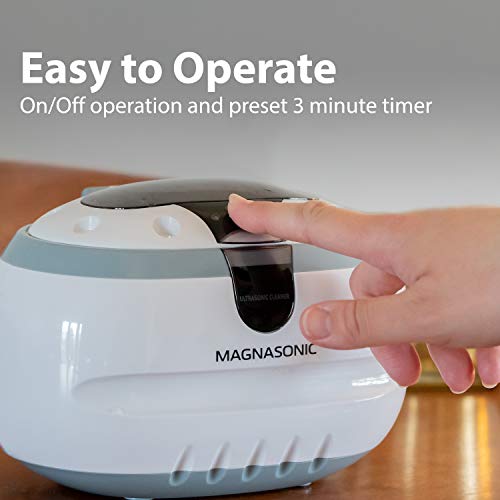 Magnasonic Professional Ultrasonic Jewelry Cleaner Machine for Cleaning Eyeglasses, Watches, Rings, Necklaces, Coins, Razors, Combs, Tools, Parts, Instruments (CD2800) - Image 4