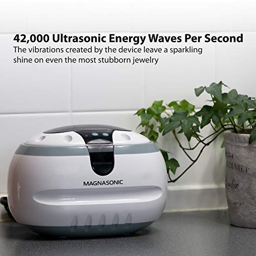 Magnasonic Professional Ultrasonic Jewelry Cleaner Machine for Cleaning Eyeglasses, Watches, Rings, Necklaces, Coins, Razors, Combs, Tools, Parts, Instruments (CD2800) - Image 5