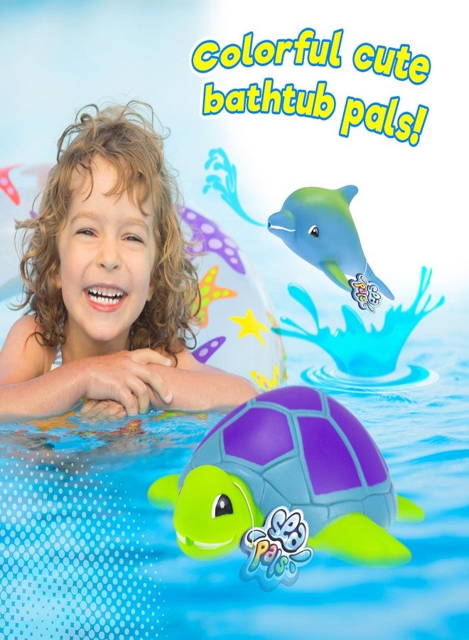 JA-RU Cute Sea Animal Bath Toys - Water Squirter for Kids (3 Water Squirters Assorted) Turtle, Dolphin, & Whale Water Toys, Pool Party Favors, Classroom Prizes. 4012-3s - Image 3