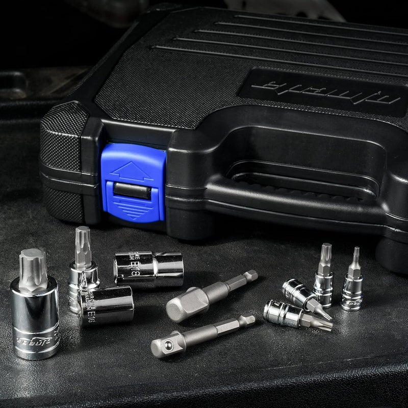 EPAuto Torx Bit Socket Set, Star Socket T8-T60, Cr-V, 13 Pieces - Image 4