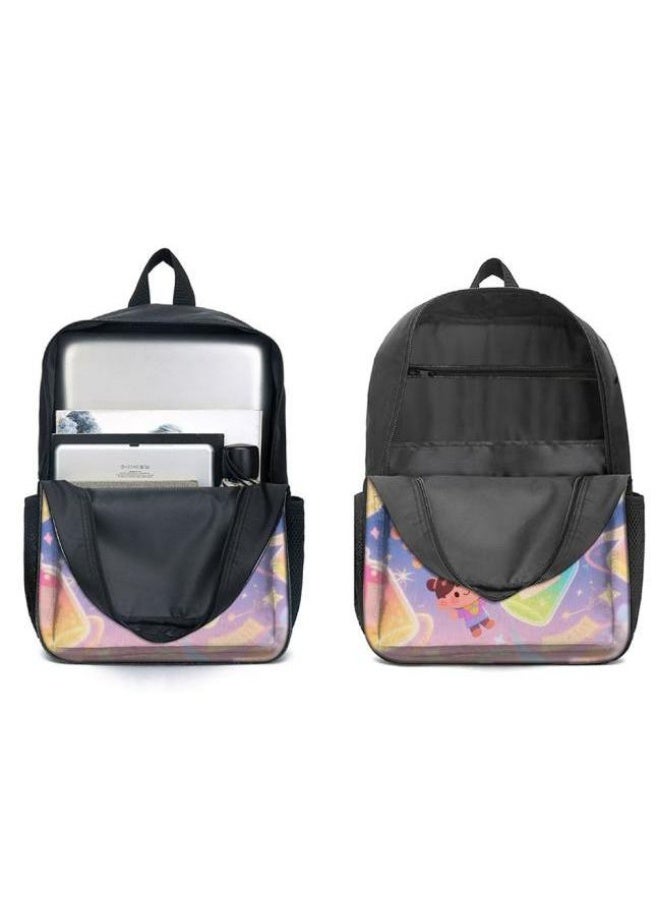 Bright Li Fire Unlock the new fashion of childish fun! Three-piece set of bags, cartoon elements for children and teenagers (students, children, friends' outings, mountain climbing, schooling, etc. can be used) - 32 - Image 4