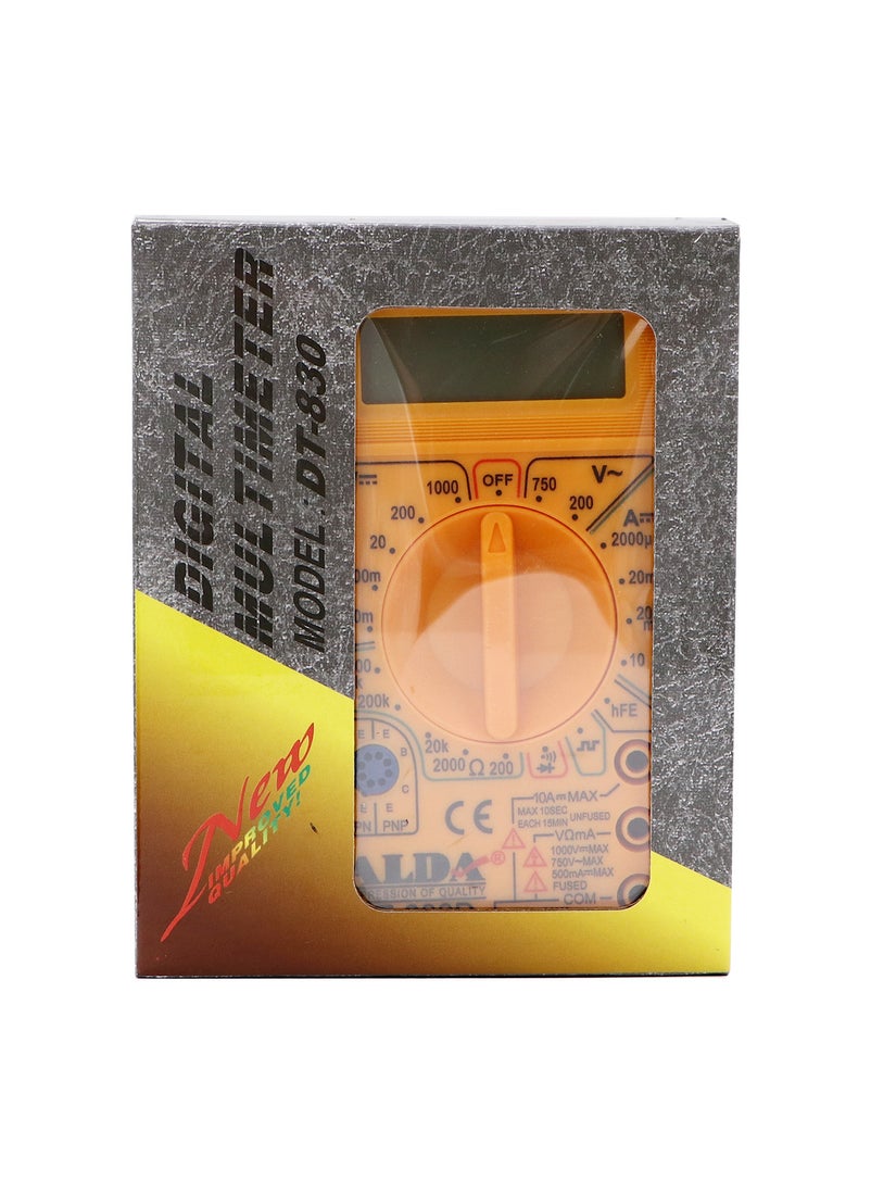 ALDA Digital Multimeter - Yellow  - Image 5