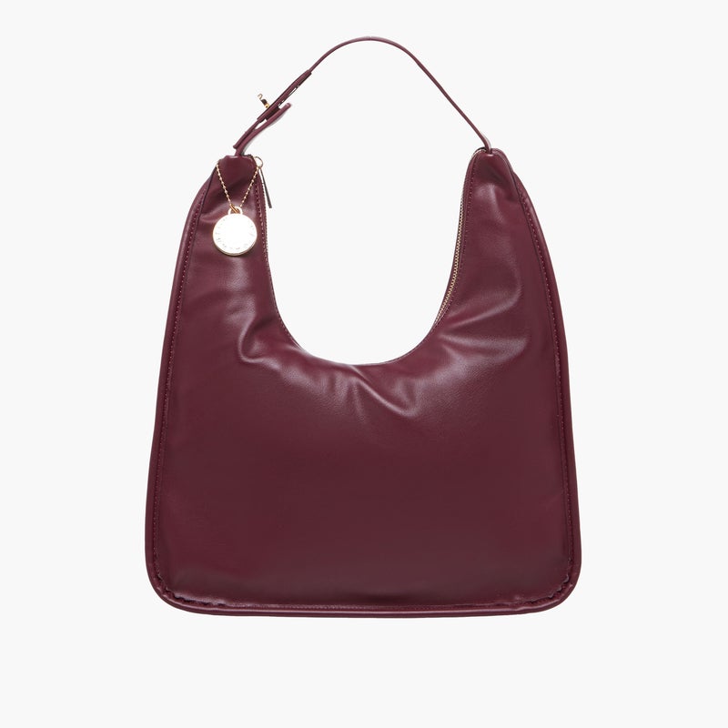 Burgundy Hobo Bag for Women