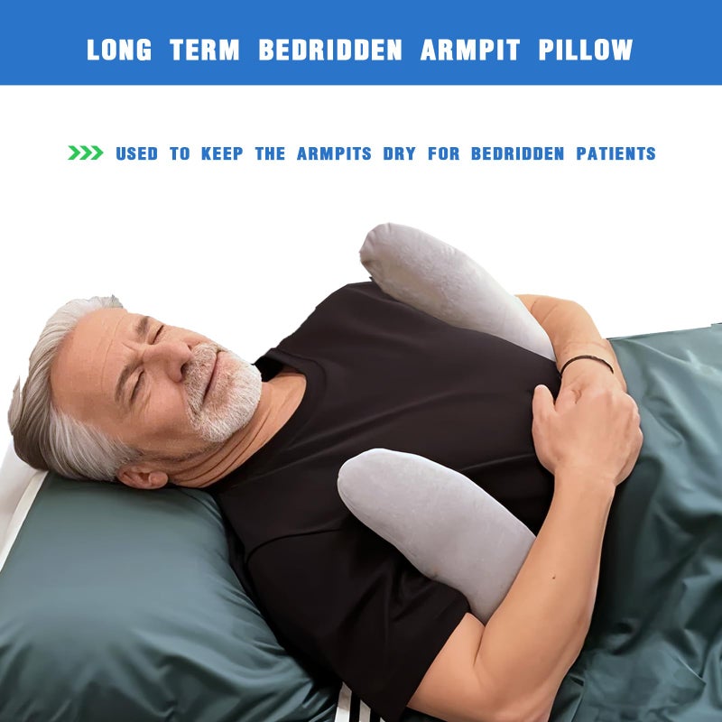 bibahala Armpit pillow Underarm Pillow 2PCS Used for Long-term Bed Rest to Maintain Axillary Dryness Ventilation Breathability Sweat Absorption Postoperative Nursing and Rehabilitation for Elderly Patients - Image 2