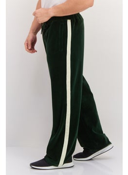 GANT Men Regular Fit Velour Straight Leg Pants, Storm Green  - Image 2