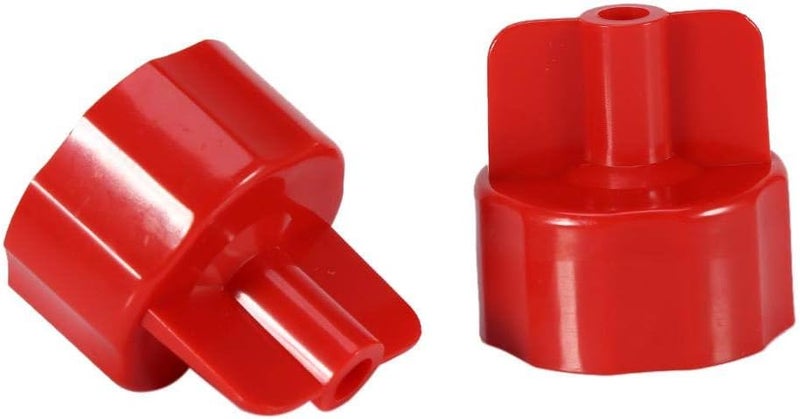 klarako Tile Leveling System Kit, 100 Pcs Reusable Plastic Wall Floor Tile Spacers Leveling Clips Installation Tools For Wall Floor Constraction (Cap Dl F02 Red) - Image 3