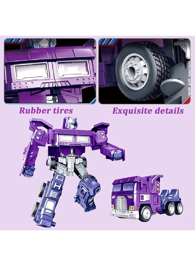 SYOSI Transformers Action Figure Flexible Deformed Car Robot Toy Optimus Prime 2In1 Transforming Cars Converting Toys For Kids Ideal Gift - Image 4
