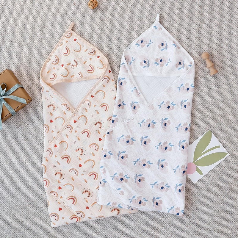 CoolaPeach Hooded Baby Towels for Newborn32x32 InchesBaby Bath Towels2PackHooded Towels for BabyInfantToddler and KidsKoala - Image 4