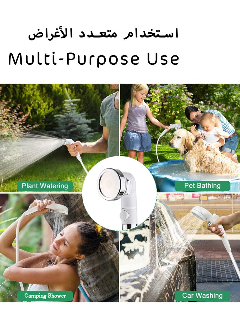 Toshionics Portable Camping Shattaf & Shower, Travel Bidet Set with Collapsible Bucket 12 V DC Outdoor Car DC Port Powered Water Pump – Mobile Handheld Nozzle, Shattaf, Hook & Storage Bag – Ideal for Hiking, Beach, Travel ,Outdoor Hygiene, Desert Trips and Overlanding & Emergency Use - Image 5