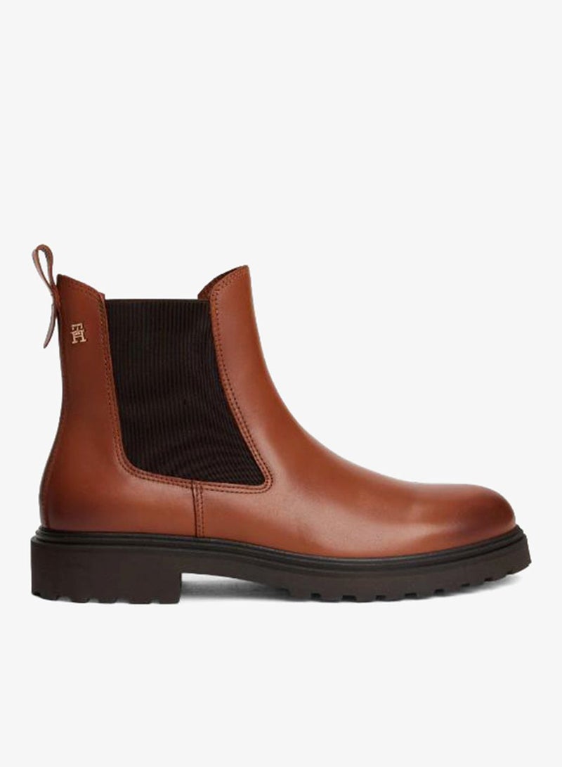 تومي هيلفيغر تشيلسي جلدي بنعل مدبب - Image 1