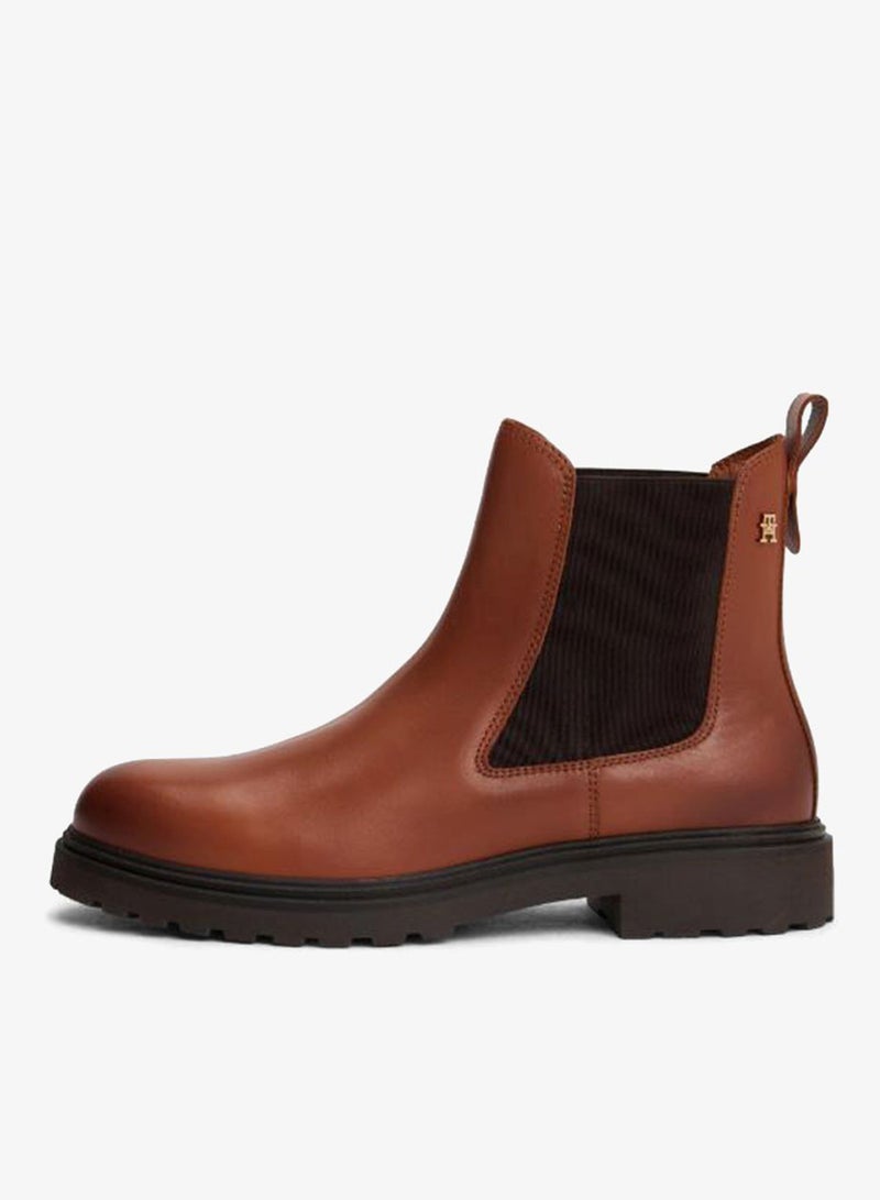 تومي هيلفيغر تشيلسي جلدي بنعل مدبب - Image 2