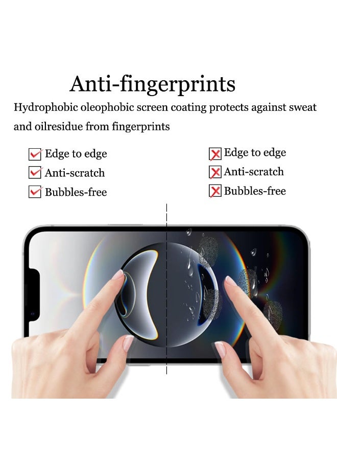 general Privacy Screen Protector for iPhone 16e 2025, 【2 Pack】 Anti-Spy Tempered Glass + 【2 Pack】 Camera Lens Protector, Anti-Scratch, Easy to Install, 9H Hardness - Image 4
