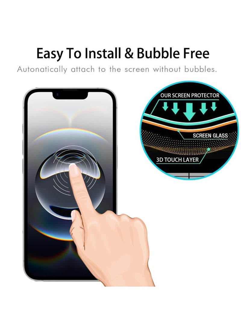 general Privacy Screen Protector for iPhone 16e 2025, 【2 Pack】 Anti-Spy Tempered Glass + 【2 Pack】 Camera Lens Protector, Anti-Scratch, Easy to Install, 9H Hardness - Image 5