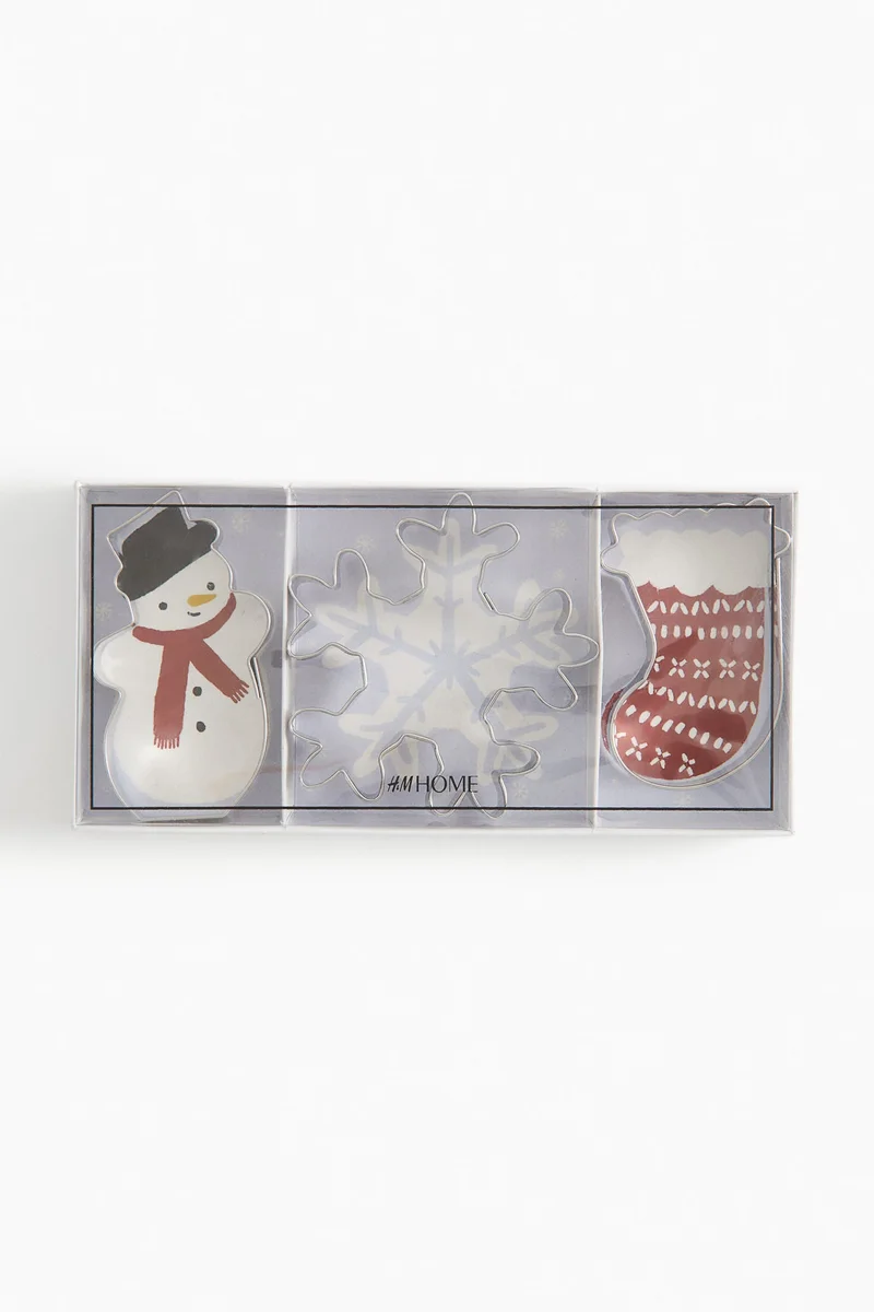 اتش اند ام 3-Pack Metal Cookie Cutters