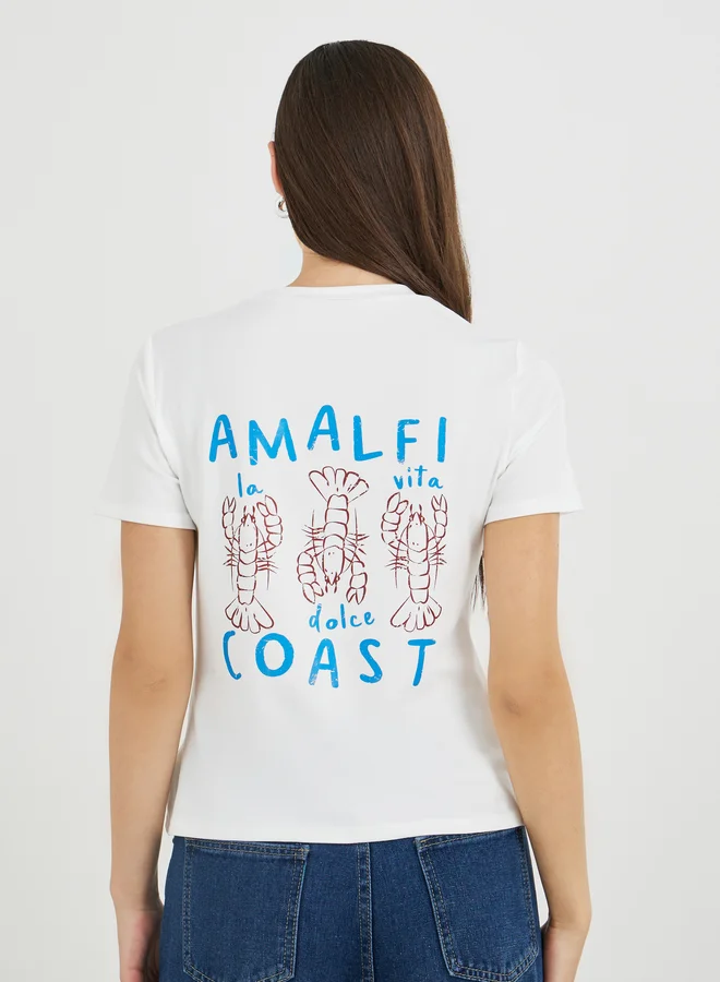 Take Two Take Two Graphic Print Short Sleeve T-Shirt