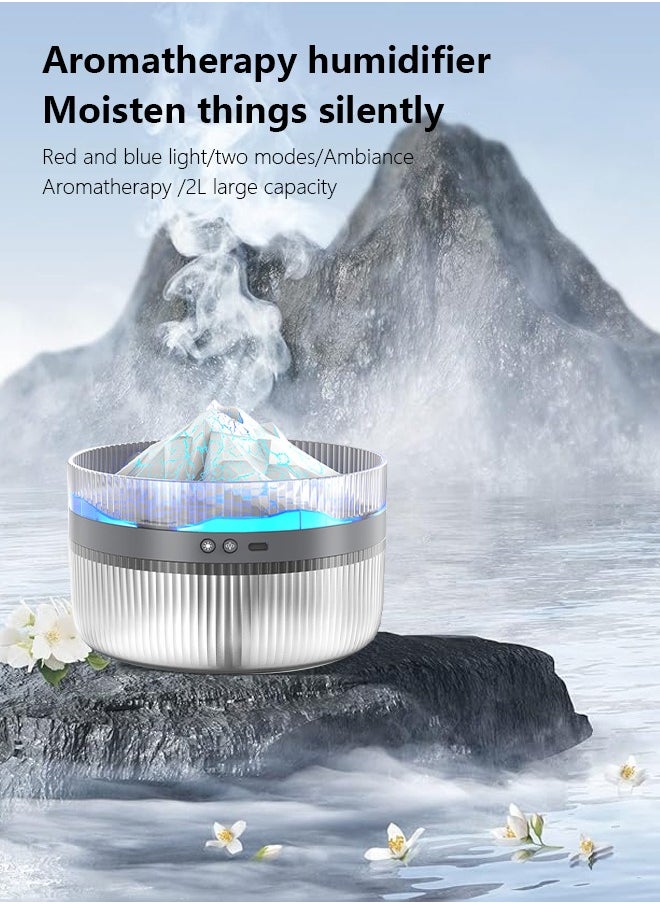 Occuwzz Humidifier with Atmosphere Light Ultrasonic Cold Mist Aromatherapy Compatible Diffuser Suitable for Desktop Bedroom Office  - Image 4