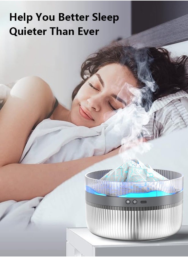 Occuwzz Humidifier with Atmosphere Light Ultrasonic Cold Mist Aromatherapy Compatible Diffuser Suitable for Desktop Bedroom Office  - Image 3