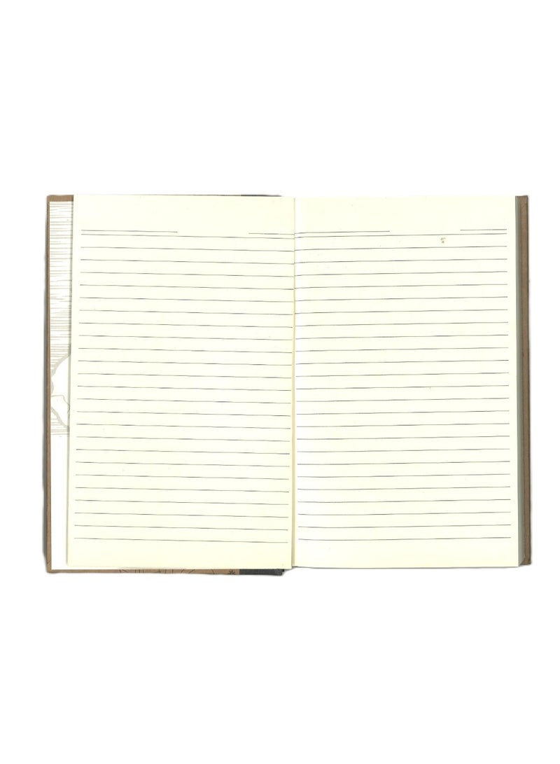 Psi 1-Piece A5 Size Hard Cover Single Line Notebook With 100 Sheets Assorted Designs - Image 2