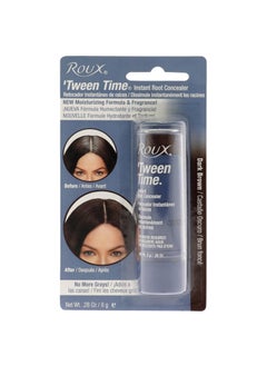 Roux Roux Tween Time Instant Root Concealer Stick  Dark Brown Concealer Unisex 028 oz 