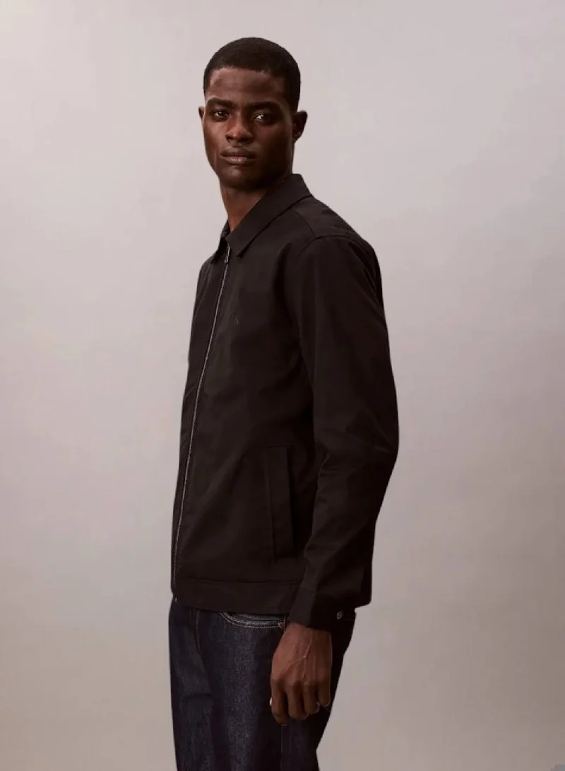 Calvin Klein Jeans Black Padded Cotton Stretch Jacket for Men | Best Price UAE