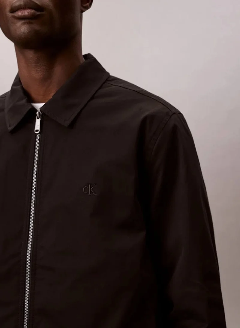 Calvin Klein Jeans Black Padded Cotton Stretch Jacket for Men | Best Price UAE